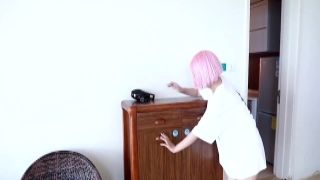 Warm Oriental bitch enjoys threesome sex with bisexual guys