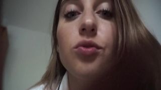 Spectacular brunette temptress gives her man one heck of a blowjob