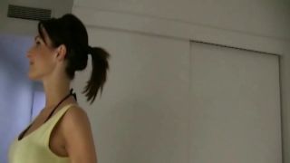Appealing Japanese chick Buruma Aoi flaunts her hirsute pussy