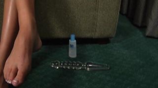 Trashy Japanese hoe is enormously crempied in her cunt