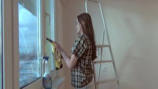 Warm muscle plumber doesn'' t mind fucking attractive homemaker Addie Andrews