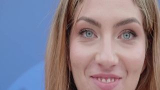 Huge tittied blond MILF had hot gangbang with her men