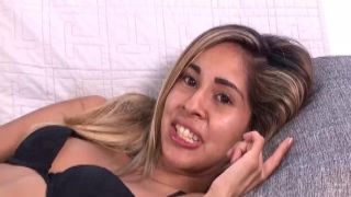This chick wants her sweetheart to cum all over her big all-natural breasts
